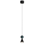 Maxlight Lampa wisząca Bingo - Malachit - Czarny P0682