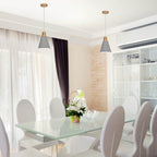 60W Lampa wisząca / Miedź + Szary / Trzonek:E27