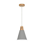60W Lampa wisząca / Miedź + Szary / Trzonek:E27