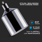 Lampa wisząca / Klosz: Chrom tabularna / Średnica: 170