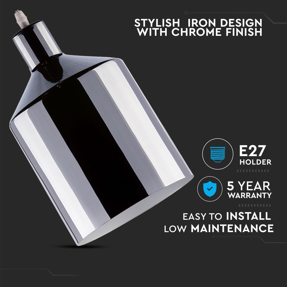 Lampa wisząca / Klosz: Chrom tabularna / Średnica: 170