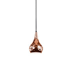 Lampa wisząca / Klosz: Miedź z przetłoczeniami / Średnica: 180