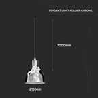 Lampa wisząca / Chrom