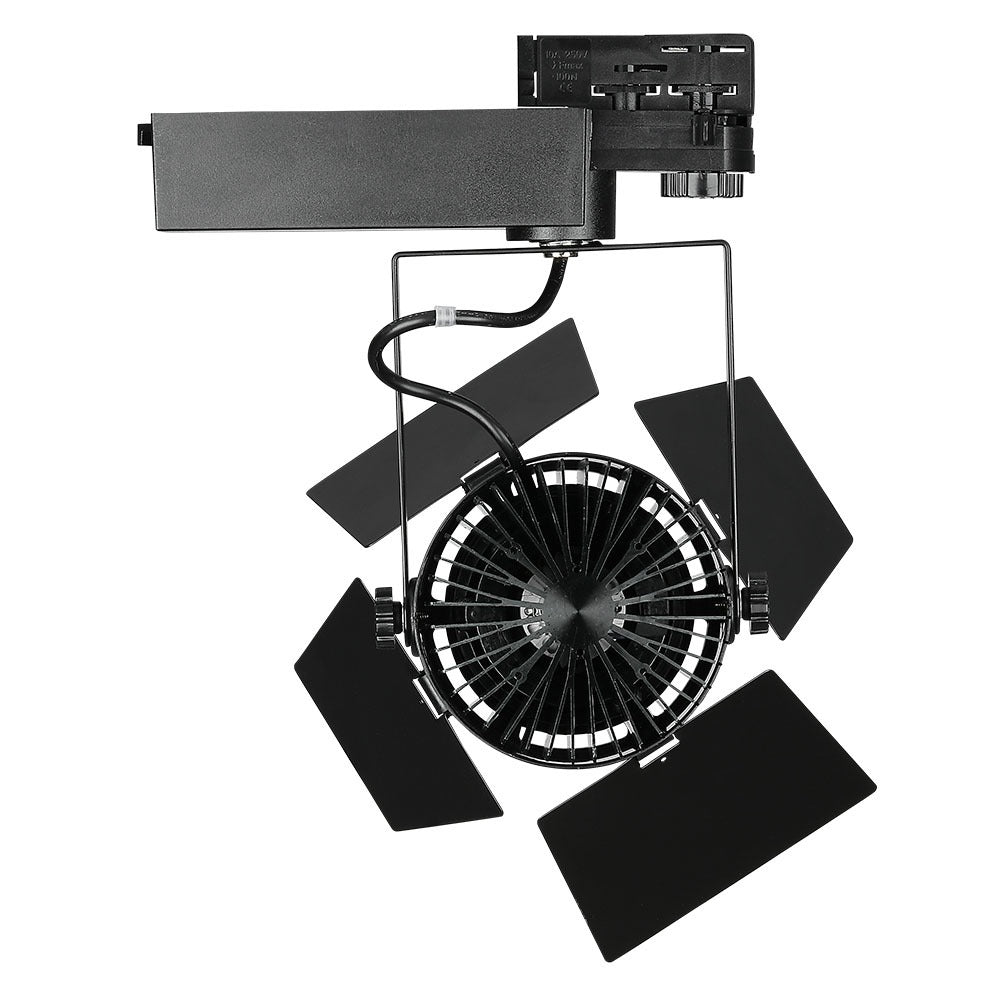 33W Lampa LED na szynoprzewód / Chip SAMSUNG / Barwa:3000K / 5 Lat gwarancji / Obudowa: Czarna