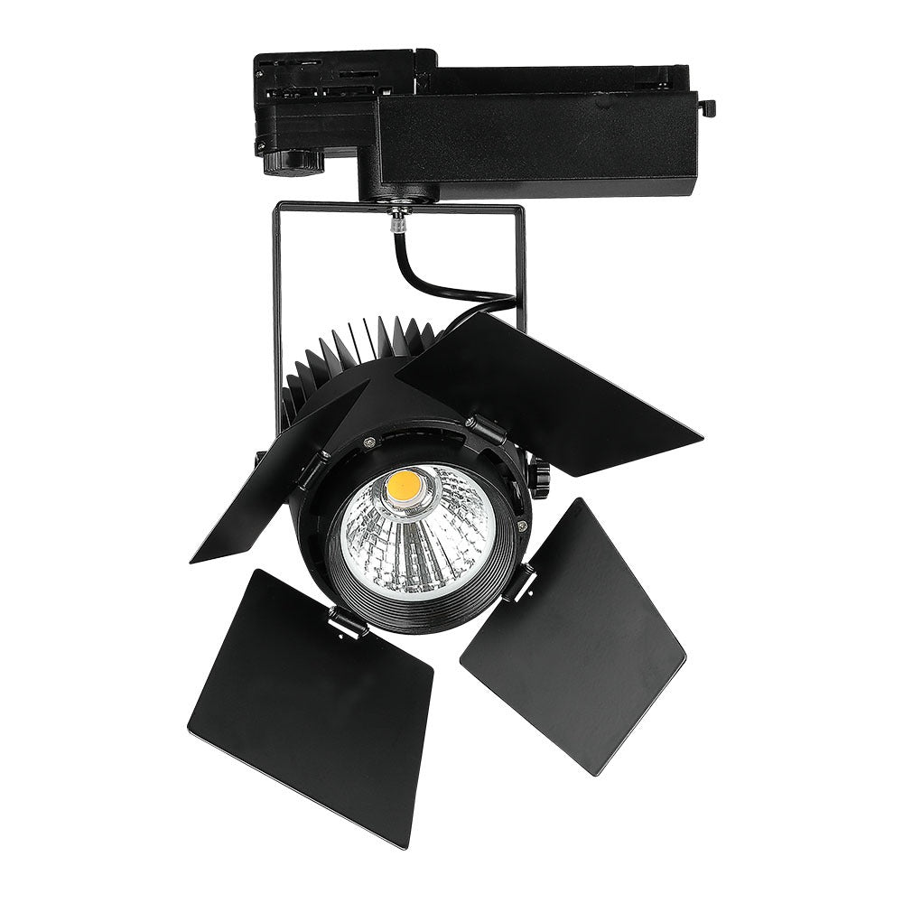 33W Lampa LED na szynoprzewód / Chip SAMSUNG / Barwa:3000K / 5 Lat gwarancji / Obudowa: Czarna