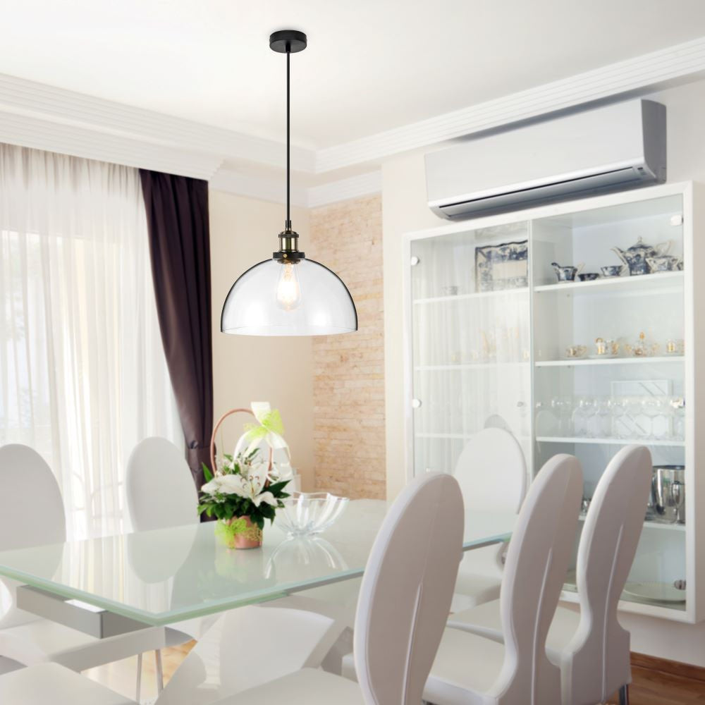 Lampa wisząca / Klosz: Transparentny