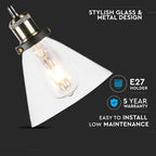 Lampa wisząca / Klosz: Transparentny