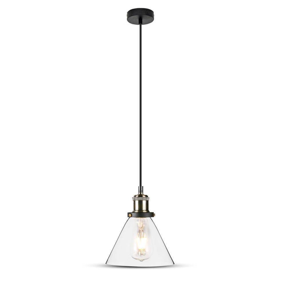 Lampa wisząca / Klosz: Transparentny