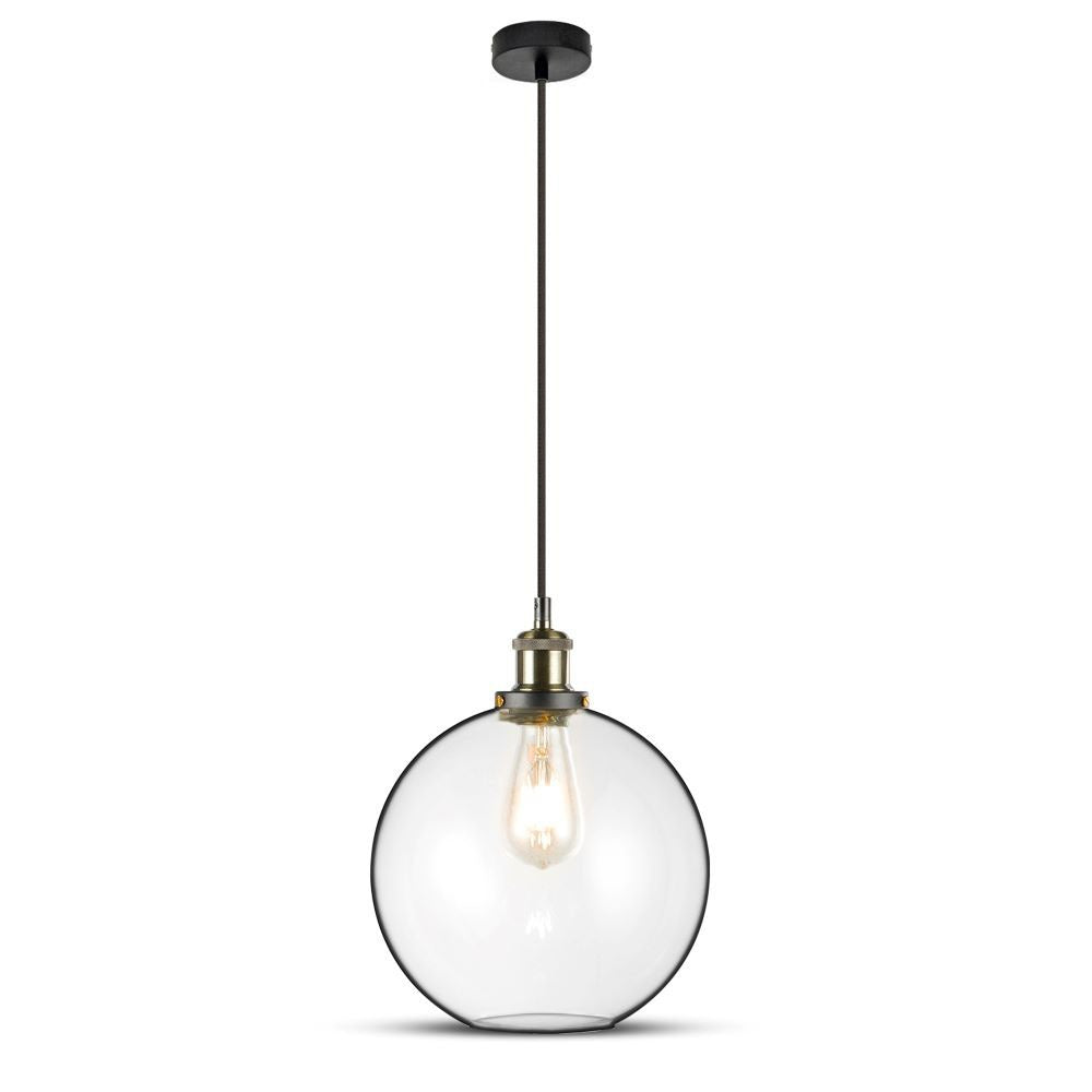 Lampa wisząca / Klosz: Transparentny