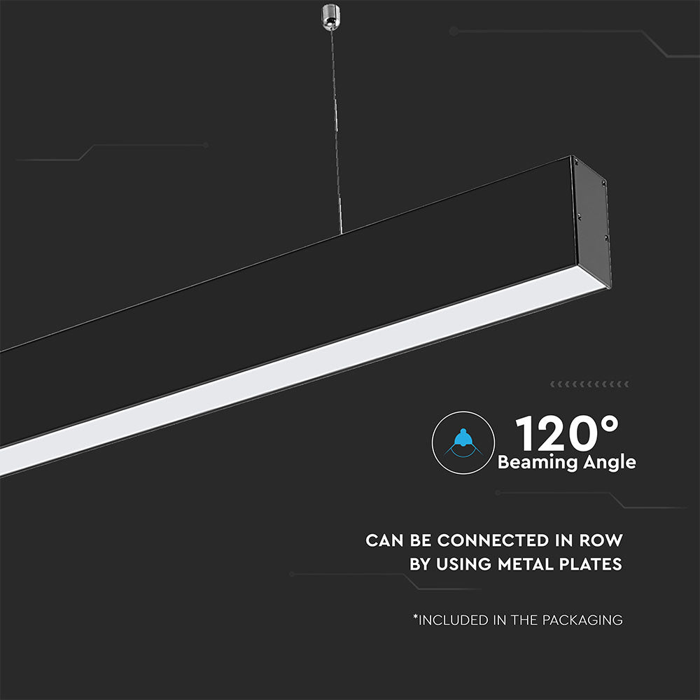 40W Lampa Liniowa LED / Chip SAMSUNG / Barwa:4000K / Obudowa: Czarna