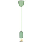 Lampa Wisząca / Trzonek:E27 / Gips / Zielony