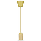 Lampa Wisząca / Trzonek:E27 / Gips / Żółty