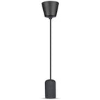 Lampa Wisząca / Trzonek:E27 / Gips / Czarny