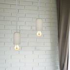 Lampa Wisząca / Trzonek:E27 / Gips / Szary