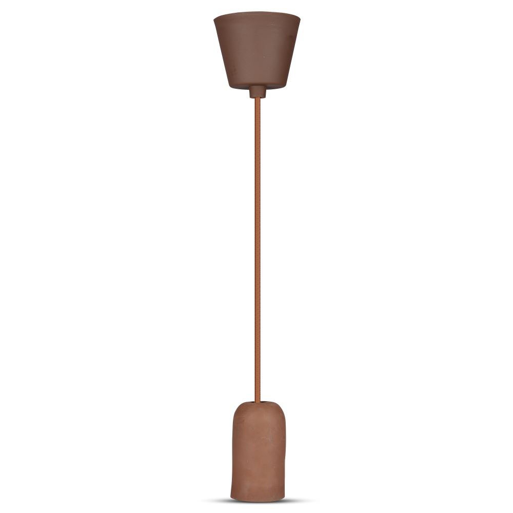 Lampa Wisząca / Trzonek:E27 / Gips / Brązowy