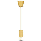 Lampa Wisząca / Trzonek:E27 / Gips / Beżowy