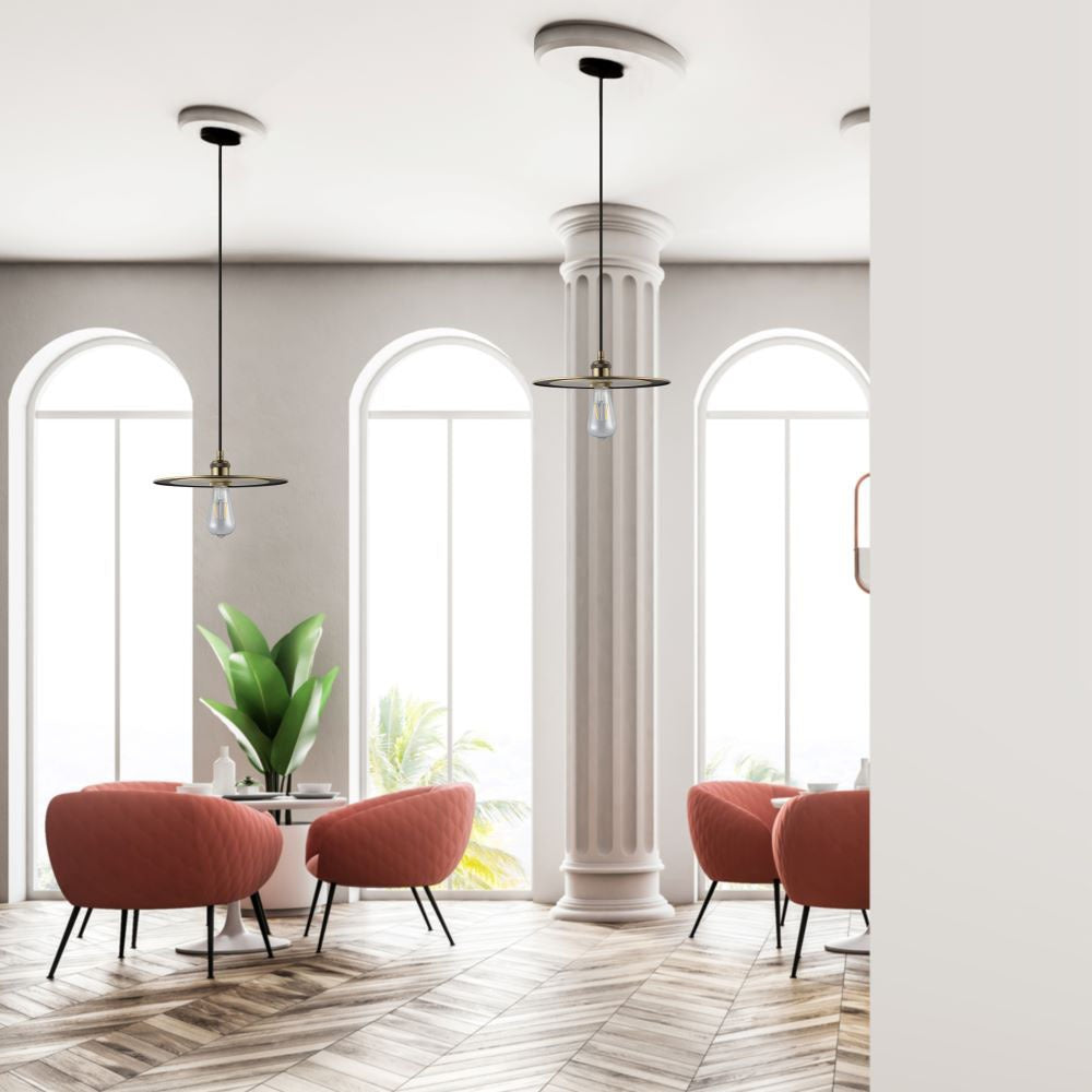 Lampa wisząca / Złoty