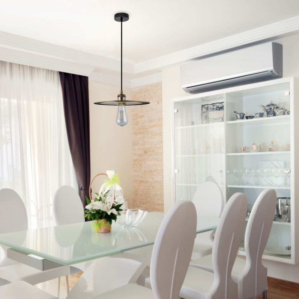 Lampa wisząca / Złoty