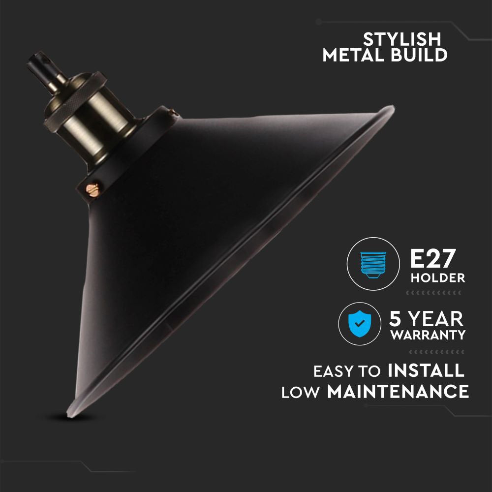Lampa wisząca / Retro / Czarna