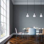 Lampa wisząca / Klosz: Szklany/ Biały