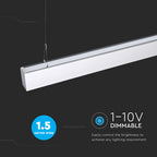 60W Lampa Liniowa LED / Chip SAMSUNG / Barwa:4000K / Obudowa: Biała