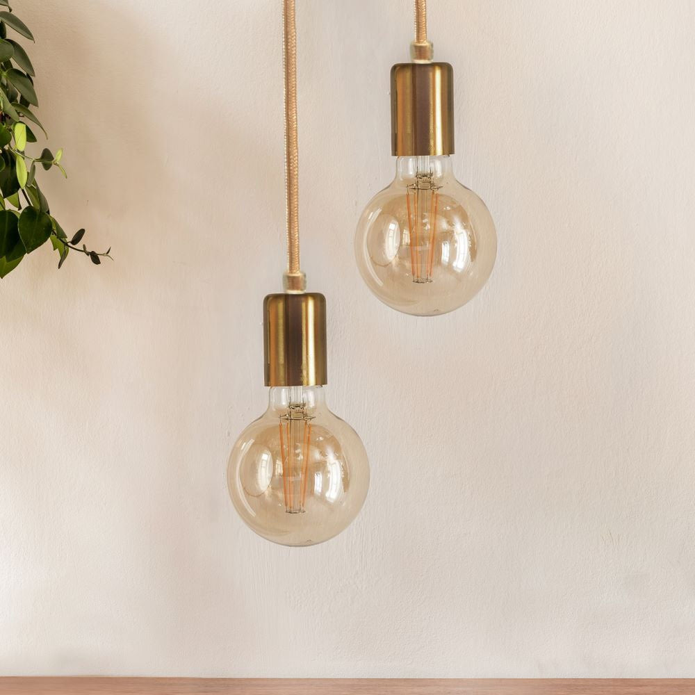 Lampa wisząca / Złoty róż