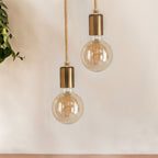 Lampa wisząca / Złoty róż