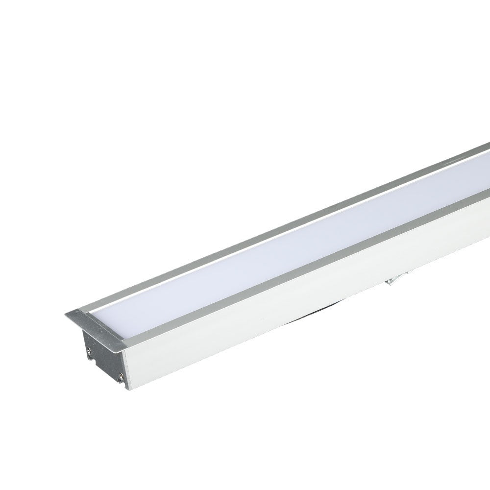 40W Oprawa Liniowa LED Podtynkowa / Chip SAMSUNG / Barwa:4000K / 5 Lat gwarancji / Obudowa: Srebrna
