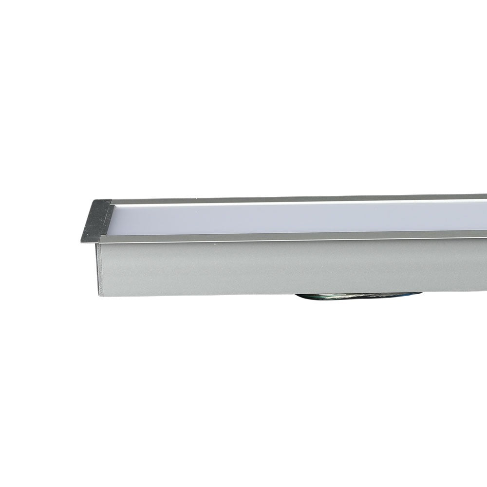 40W Oprawa Liniowa LED Podtynkowa / Chip SAMSUNG / Barwa:6400K / 5 Lat gwarancji / Obudowa: Srebrna
