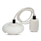 Lampa wisząca / Oprawka: Porcelanowa / Trzonek:E27 / Biały