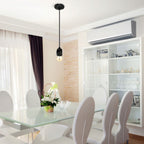 Lampa wisząca / Oprawka: Porcelanowa / Trzonek:E27 / Czarny
