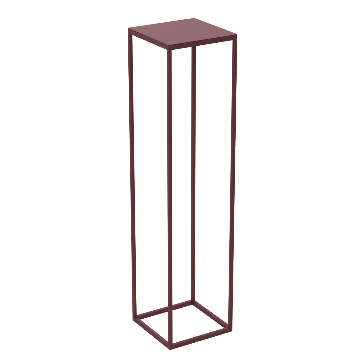 Flower stand Column A 1000x240x240 burgundy