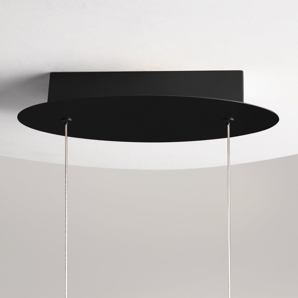 Maytoni Lampa wisząca Curve - Aluminium - Czarny MOD156PL-L52B4K