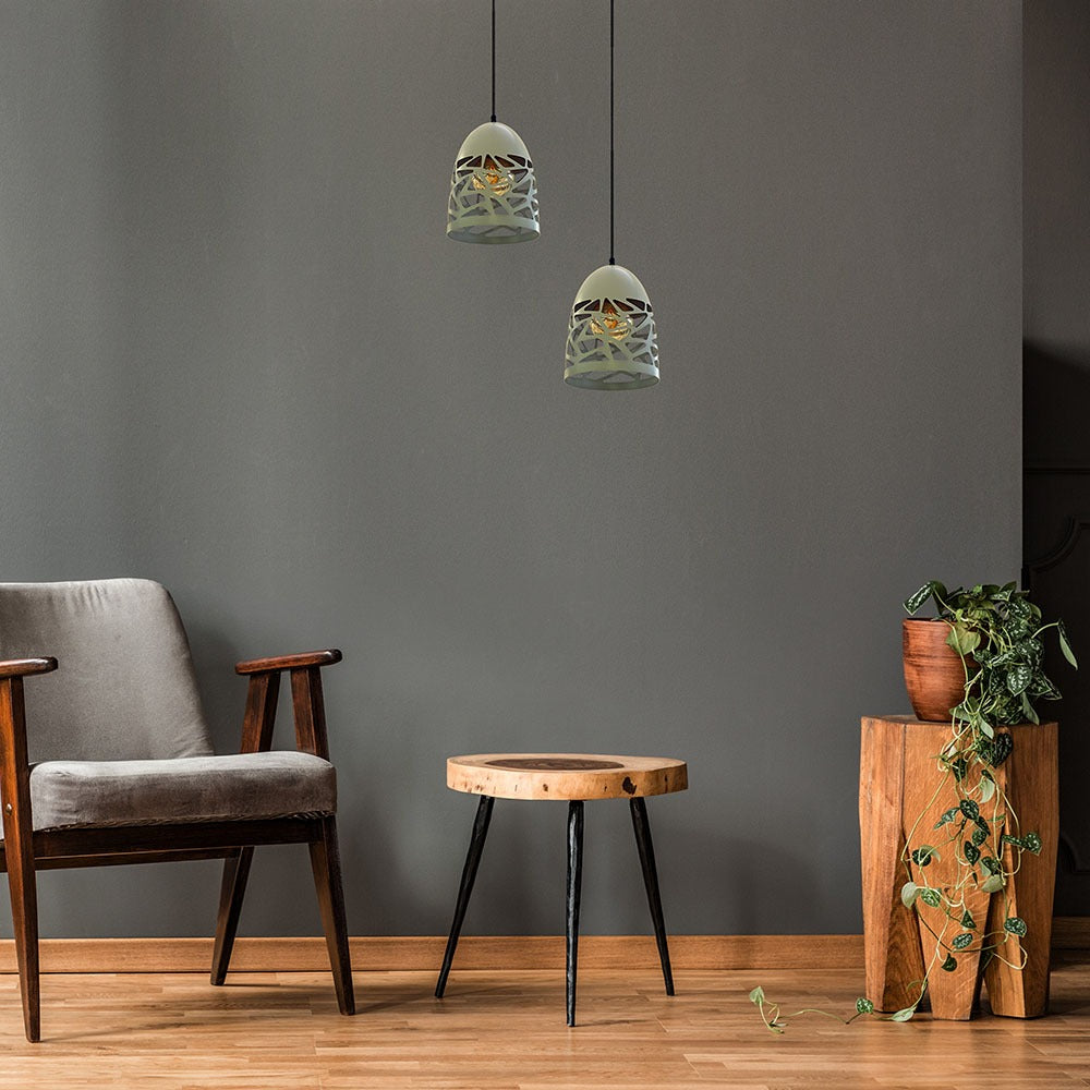 Lampa wisząca / Szary mat
