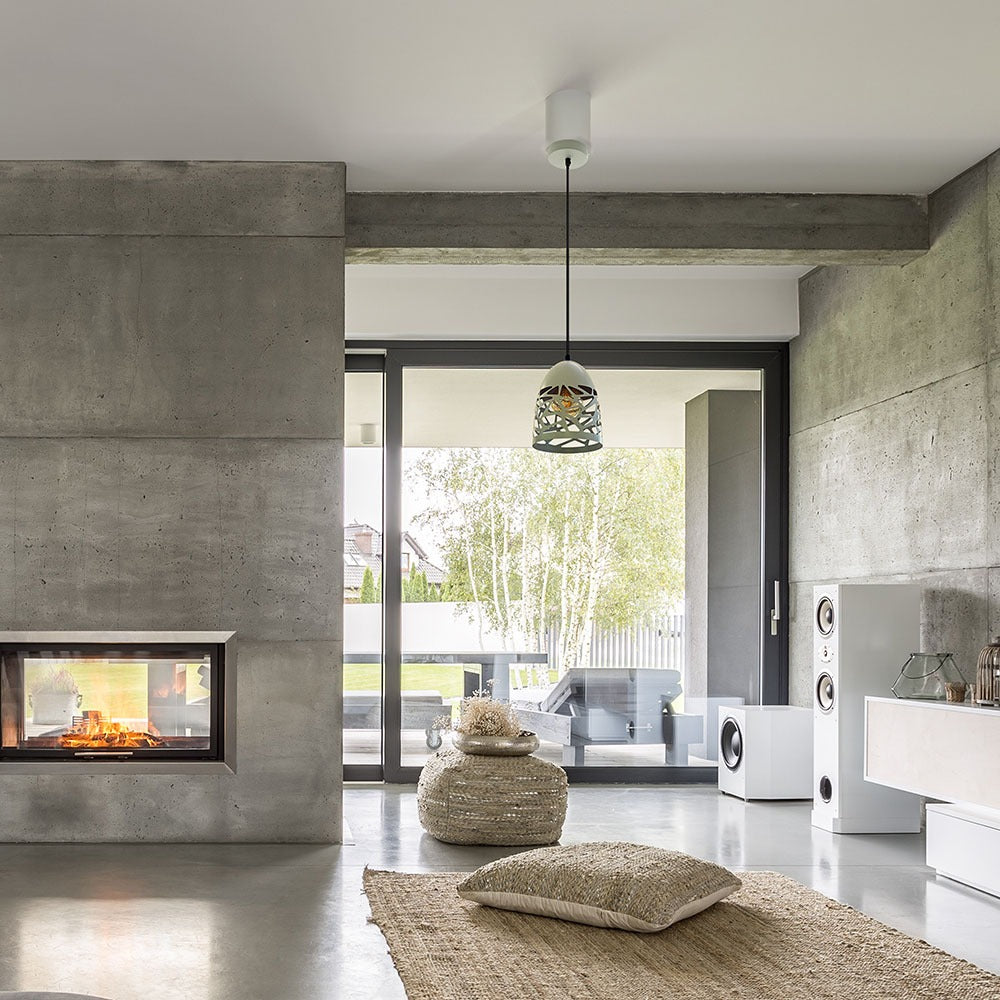 Lampa wisząca / Szary mat