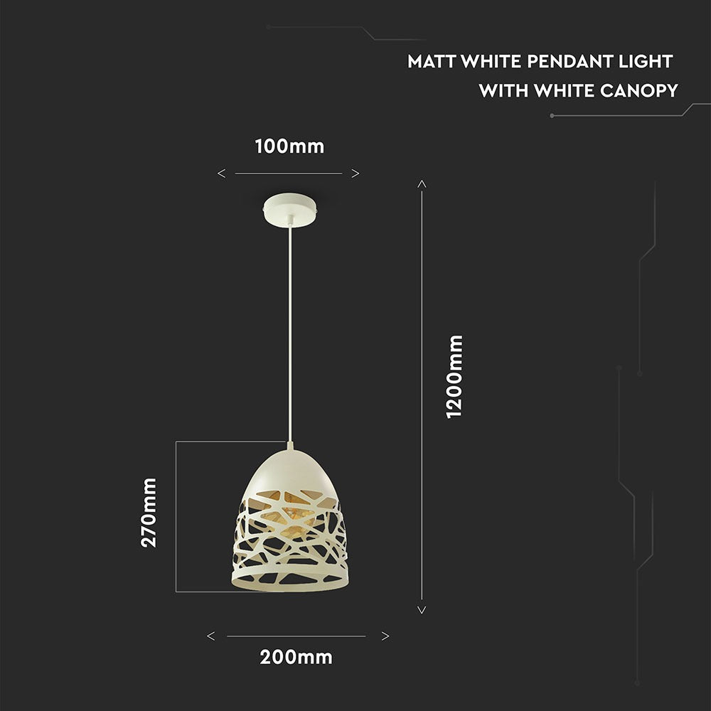 Lampa wisząca / Biały mat