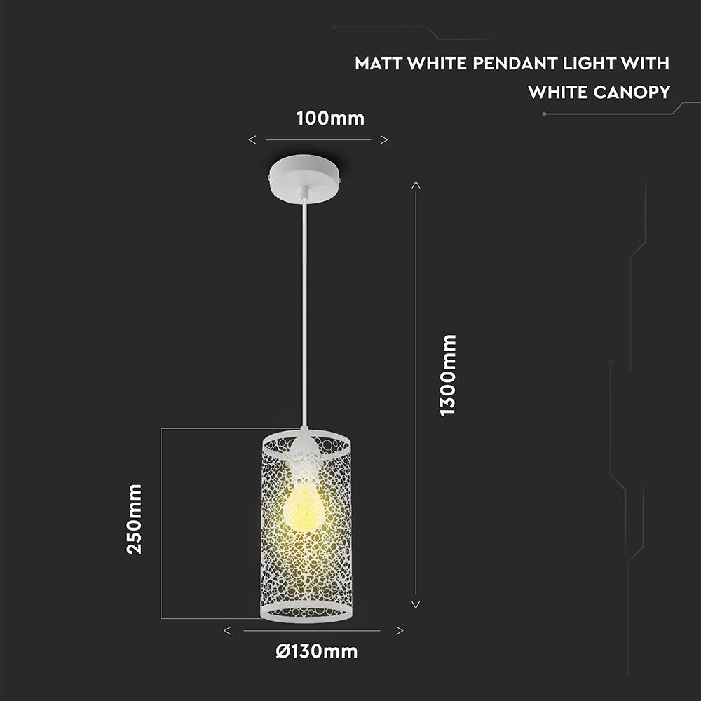 Lampa wisząca / Biały mat