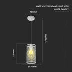 Lampa wisząca / Biały mat