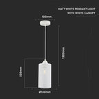 Lampa wisząca / Biały mat
