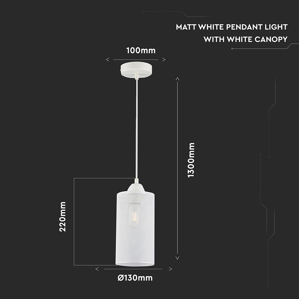 Lampa wisząca / Biały mat
