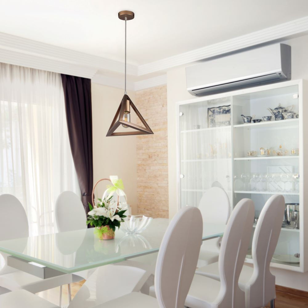 Lampa wisząca / Złoty