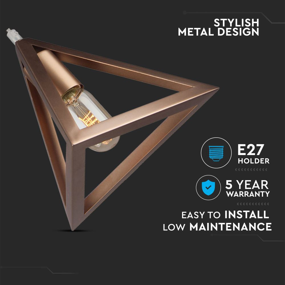 Lampa wisząca / Złoty