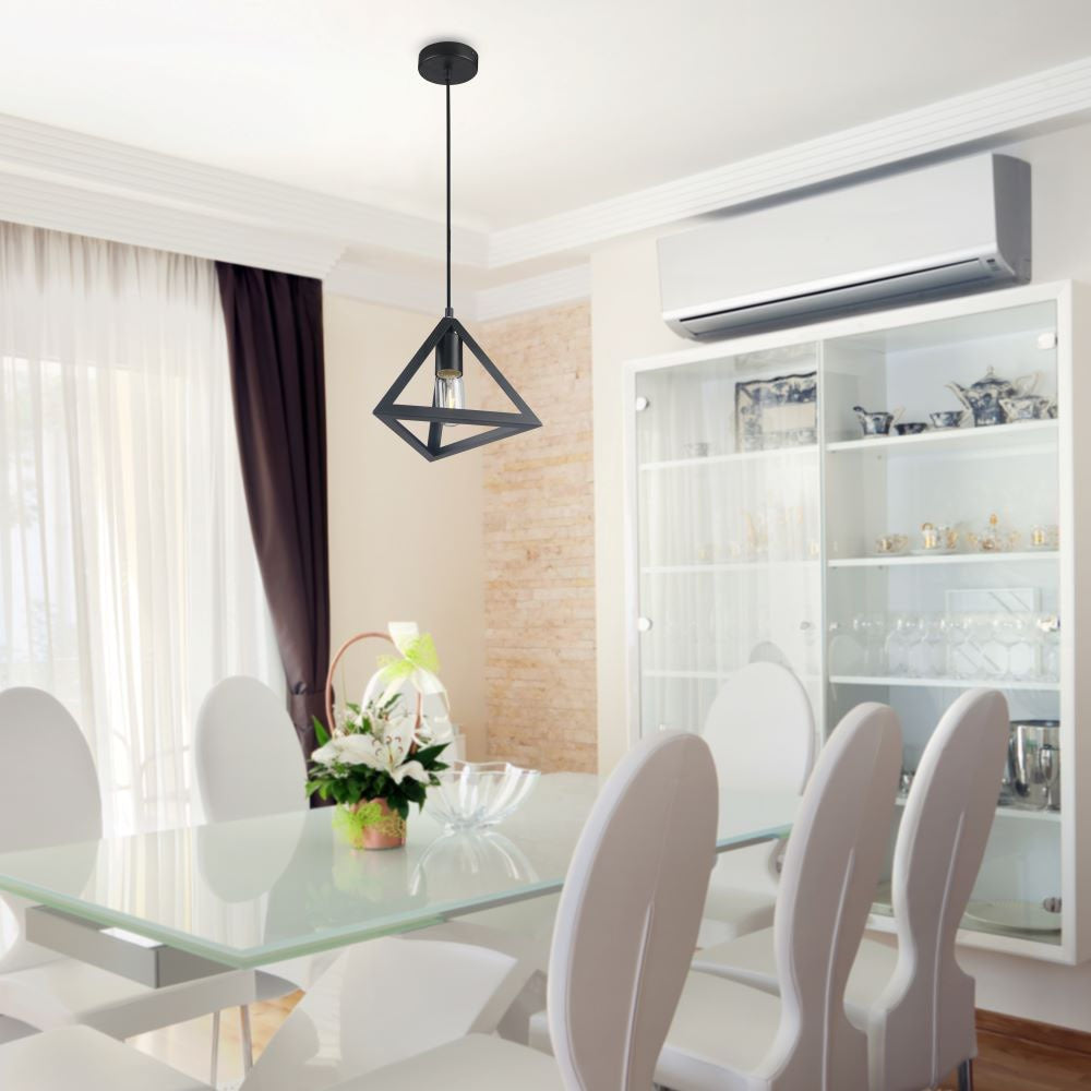Lampa wisząca / Czarny