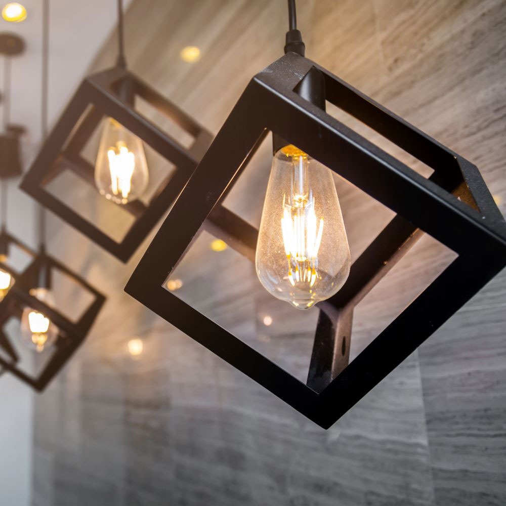 Lampa wisząca / Geometryczna / Złoty