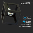 Lampa wisząca / Geometryczna / Czarny