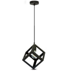 Lampa wisząca / Geometryczna / Czarny