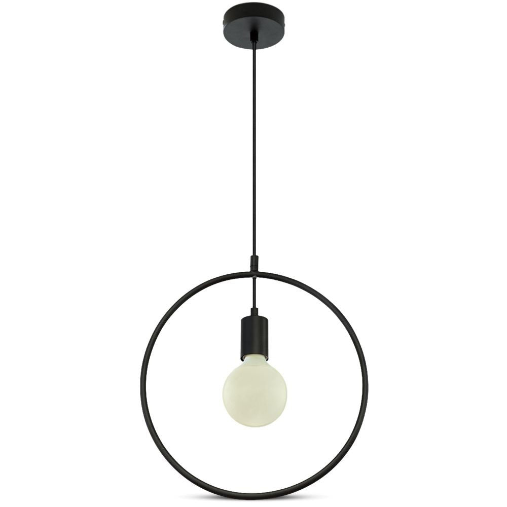 Lampa wisząca / Koło / Czarny