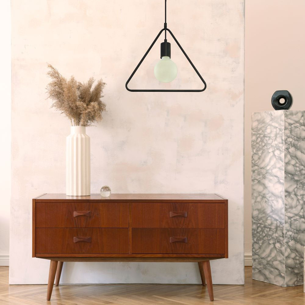 Lampa wisząca / Trójkąt / Czarny