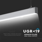 40W Lampa Liniowa LED / Chip SAMSUNG / Barwa:4000K / Obudowa: Srebrna