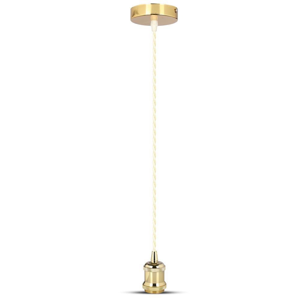 Oprawa na żarówkę / Retro / Trzonek:E27 / Złoty